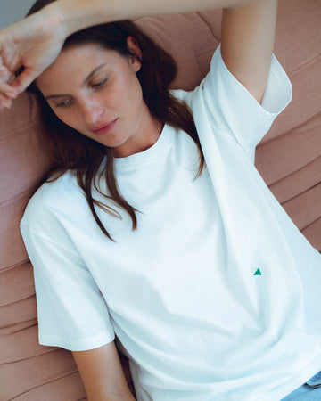 Jade Jersey T-Shirt White